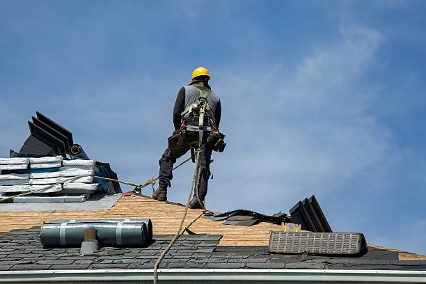 Professional Roofing technician working in West Chatham, MA